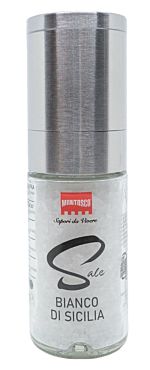 GRINDER WITH WHITE SALT FROM SICILY