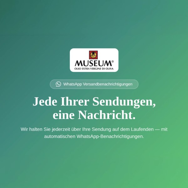 WhatsApp Versandbenachrichtigungen