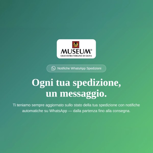 Notifiche WhatsApp Spedizioni